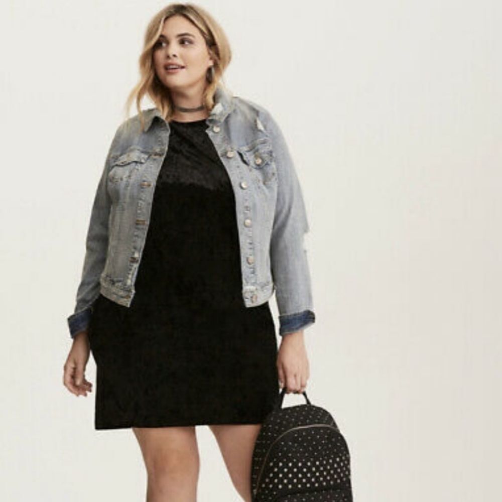 TORRID Crushed Velvet T-Shirt Dress